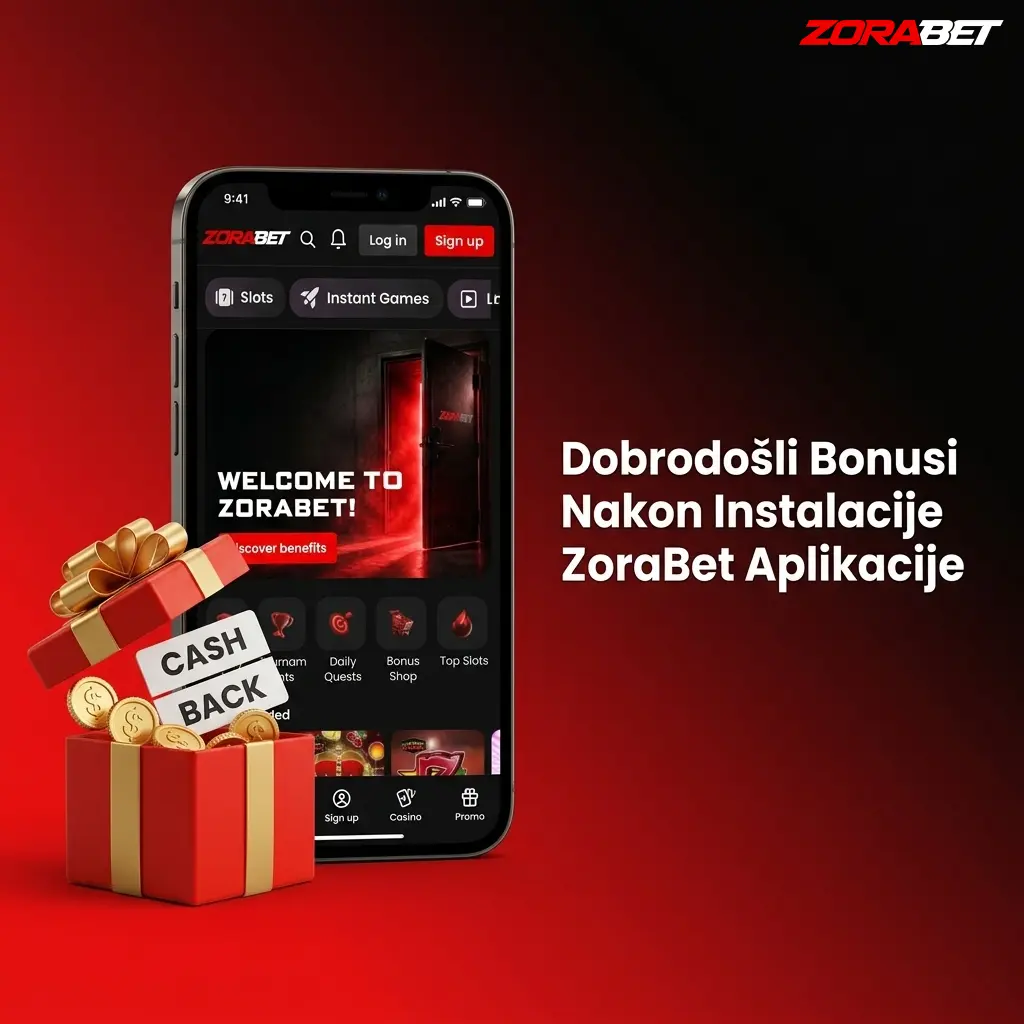 Dobrodošli bonusi ZoraBet aplikacije do 12.000 EUR za slotove, instant igre, live kazino i sport