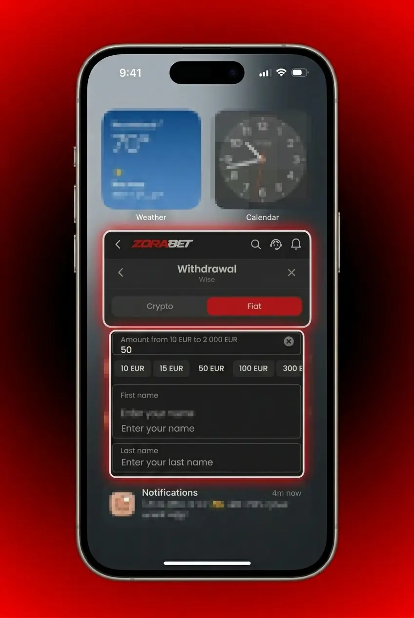 Korak po korak vodič za podizanje novca sa ZoraBet naloga putem Revolut ili USDT metode