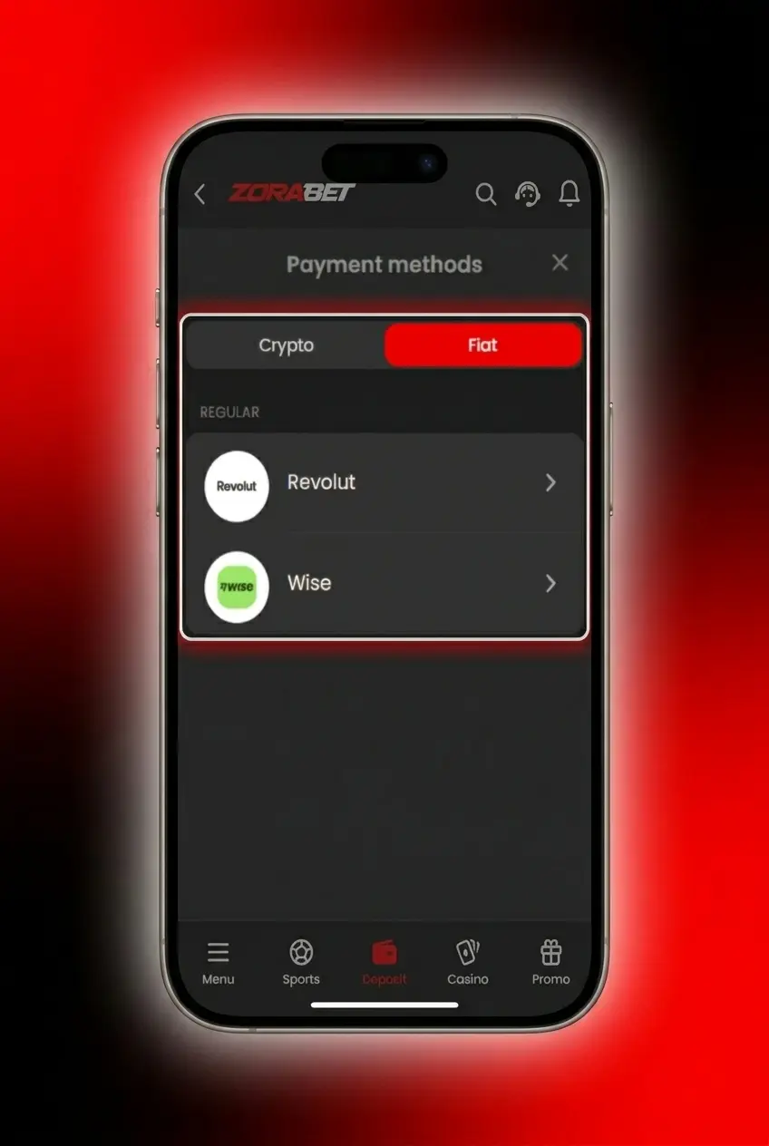 Vodič za uplatu sredstava na ZoraBet u Srbiji putem Revolut, USDT ili TRC-20 metode plaćanja