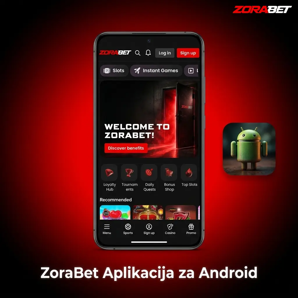 ZoraBet Android aplikacija - preuzimanje APK fajla sa zvaničnog sajta za uređaje sa Android 6.0+