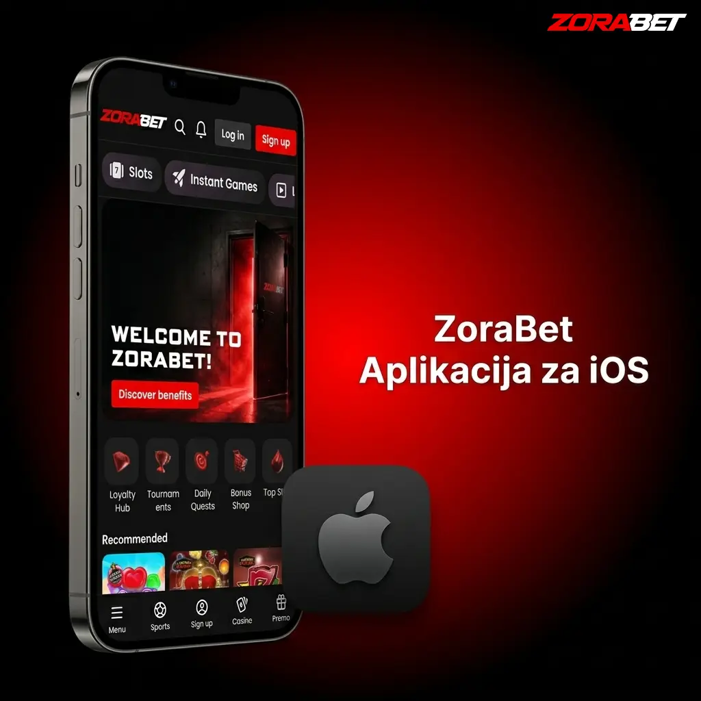 ZoraBet iOS aplikacija za iPhone uređaje u razvoju, dostupna putem Safari mobilnog pretraživača