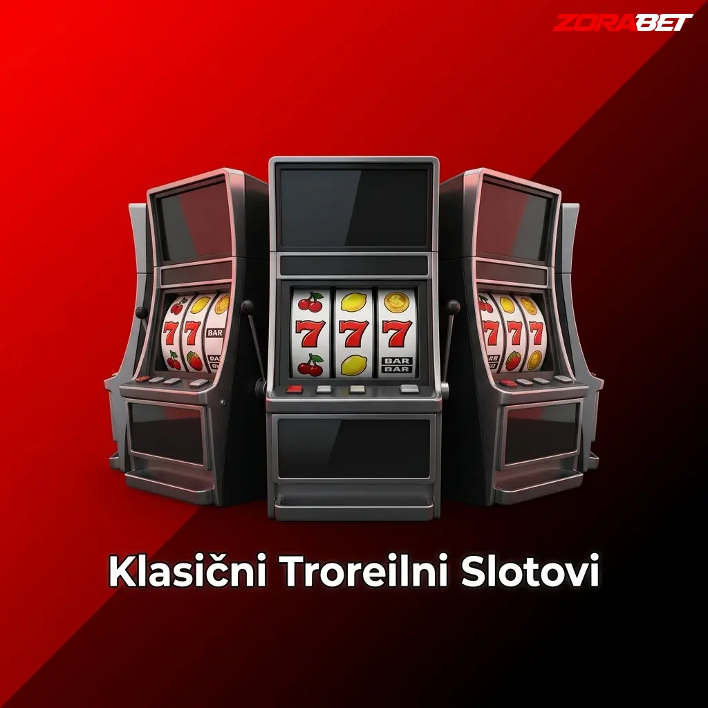 Klasični troreilni slotovi sa simbolima voća, zvona i sedmice na ZoraBet-u