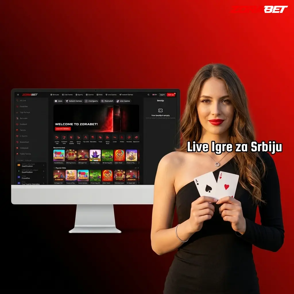 ZoraBet live kazino igre za Srbiju sa srpskim dilerima i lokalizovanim stolovima poput Blackjack i Rulet