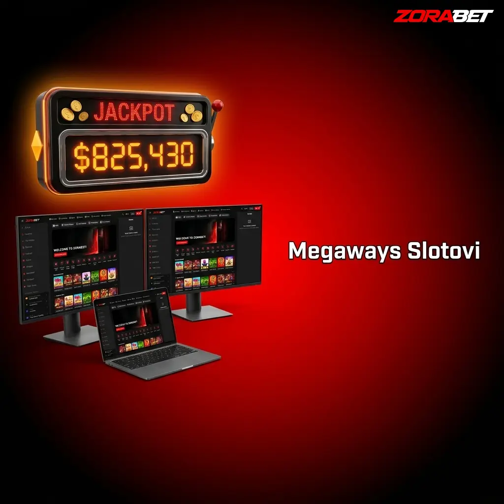 Megaways slotovi sa do 117.649 načina za pobedu, Cascade mehanikom i rastućim množiteljima na ZoraBet-u